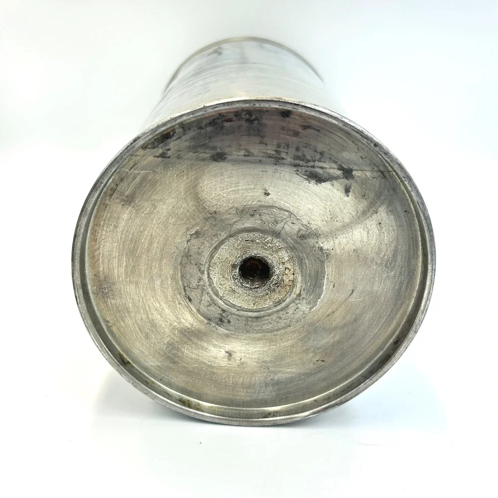Vintage White Mountain Ice Cream Maker Canister Dasher Lid 4 Qt 4-38ALU3 Silver